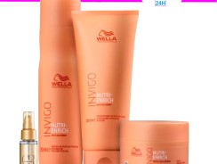 Kit Invigo Nutri Enrich Shampoo, Condicionador, Máscara e Oil Reflections – Wella Professionals