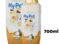 Shampoo para cachorros 2 em 1, Coco, 700ml, shampoo e condicionador — My Pet Brasil