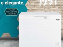 Freezer Horizontal Philco 199 Litros Dupla Ação PFH205B 127V