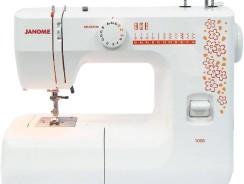 Máquina de Costura com 6 pontos Incluindo 1 Caseado para Botão Ideal para Patchwork e Customização Branca 1006 – Janome