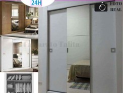 Guarda-roupa Casal 3 Portas Madesa – City com Espelho