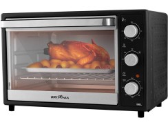 Forno Elétrico 32L Britânia – 1500W de Potência, Timer de até 60 Minutos, Desligamento Automático, Funções Manter Aquecido e Dourar, 2 Resistências