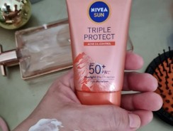 Protetor Solar Facial Tripla Proteção Loção Antiacne FPS 50 NIVEA SUN 