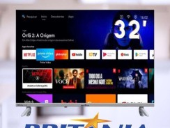 Smart TV 32” Britânia Btv32g23agssgblh Led Hd Dolby Audio