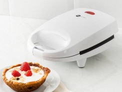 Máquina De Waffle Fun Kithcen Branca 127V Com 2 Anos De Garantia