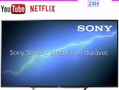 Smart TV LED 48″ Sony KDL-48W655D com Conversor Digital 2 HDMI 2 USB Wi-Fi Foto Sharing Plus Miracast Preta