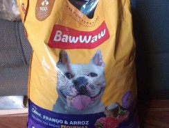 Ração Baw Waw para cães adultos raças pequenas sabor Carne, Frango e Arroz – 10.1kg