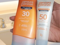 Cenoura e Bronze Kit Protetor Solar Corpo Fps 30 110Ml + Facial Fps 50 50G