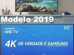 Smart TV 4K LED 55” Samsung UN55RU7100GXZD – Wi-Fi Conversor Digital 3 HDMI 2 USB