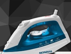 Ferro de Passar Roupa a Vapor – Mondial F-32 Branco e Azul