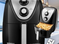 Fritadeira Elétrica Air Fryer 5L Mondial AFN50BI Preta 127V