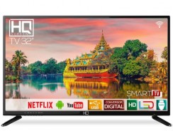 Smart TV LED 32″ HQ HD HQSTV32N Netflix Youtube 2 HDMI 2 USB Wi-Fi