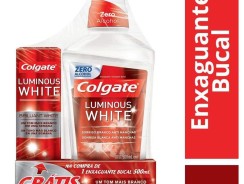 Enxaguante Bucal Colgate Luminous White 500ml Promo 1 Creme Dental