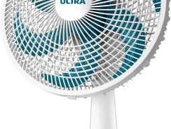 Ventilador de mesa 30cm, Ultra, Branco/Azul – V-30-6P