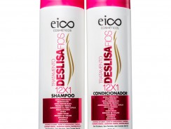 Shampoo e Condicionador Eico Deslisa Fios 1600ml