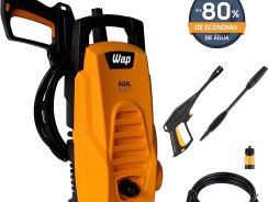 Lavadora de Alta Pressão WAP ÁGIL 1800 1400W 1300 PSI/Libras 300L/h Portátil Compacta Jato Leque e Concentrado 220V