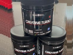 Kit 3X Creatine Turbo Suplemento Alimentar Black Skull 150g Caveira Preta Creatina Monohidratada Sem Sabor