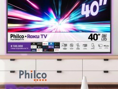 Smart TV Philco 40” PTV40G65RCH Roku TV Dolby Audio Led