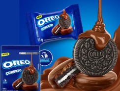 Biscoito recheado Oreo com cobertura 105g