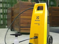 Lavadora de alta pressão Electrolux 1400W 1800PSI gratis engate rápido lava jato potente econômico preto e amarelo EWS30