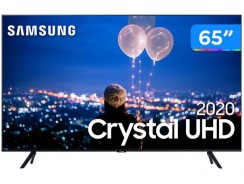 Smart TV Crystal UHD 4K LED 65” Samsung – 65TU8000 Wi-Fi Bluetooth HDR 3 HDMI 2 USB