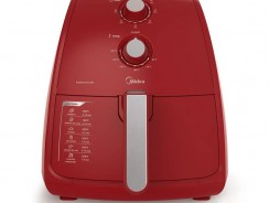 Fritadeira Elétrica / AirFryer Midea Sem óleo FRV4 Liva Vermelho 4L 1500W