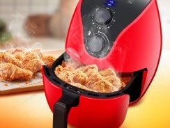 Fritadeira Elétrica Air Fryer 4L 1500W Multilaser Vermelha – CE083/CE084