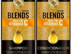 Kit Inoar Shampoo + Condicionador 1L Blends Vitamina C