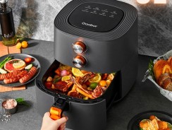 Fritadeira Air Fryer Sem Óleo Gaabor 6L, 1500W, 127V, Grafite – M6A