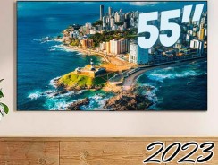 “Smart TV Crystal 55\” 4K UHD Samsung CU7700 – Alexa integrada, Samsung Gaming Hub”