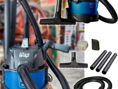 Aspirador de Pó e Água Compacto WAP GTW BAGLESS 1400W 6 Litros 160 mbar Soprador e Barril Portátil