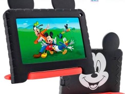 Tablet Multilaser Mickey NB367 32GB, Tela de 7″, Câmera Frontal 2MP, Wi-fi e Android 11 Go Edition