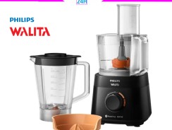 Multiprocessador de Alimentos Philips Walita 600W – Preto PowerChop RI7300 5 Funções 220v