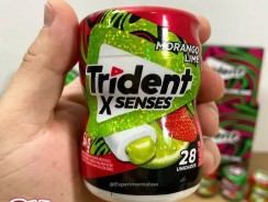 Chiclete Trident X Senses Display Garrafa 6 Unidades de 54g –