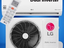 Ar Condicionado Split Hi Wall LG Dual Inverter Compact 12.000 Btus Frio 220v R-32