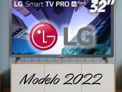 Smart TV LED 32″ HD LG – IA LG ThinQ, Alexa built-in