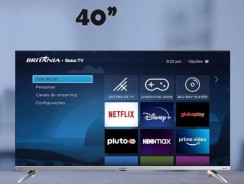 Smart Tv 40 Britânia Btv40g7pr2csblf Roku Tv Led Dolby Audi –