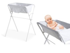 Banheira Para Bebê Aqualoo Com Suporte Branco – Maxi Baby