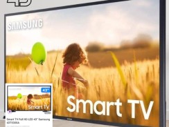 Smart TV Full HD LED 43” Samsung 43T5300A – Wi-Fi HDR 2 HDMI 1 USB