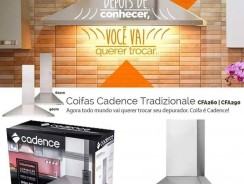 Coifa de Parede Cadence Tradizionale Inox