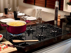 Cooktop 5 bocas Brastemp com quadrichama e acendimento automático – BIVOLT