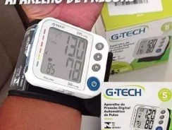 aparelho de pressao medidor digital arterial pulso automático confíavel acompanha pilhas – G-Tech