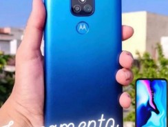 Smartphone Motorola Moto E7 Plus 64GB Azul Navy 4G Tela 6.5 Pol. Câmera Dupla 48MP Selfie 8MP Android 10.0