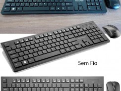 Multilaser Combo Teclado e Mouse Sem Fio de Entrada Multimídia USB – TC212, Preto