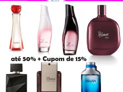 Perfumaria Natura Com até 50% + Cupom de 15%