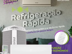 Ar Condicionado Split Hi Wall Consul Maxi 9000 BTU/h Frio CBN09CBBNA – 220 Volts