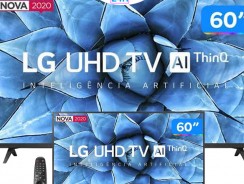 Smart TV 4K LED 60” LG 60UN7310PSA Wi-Fi Bluetooth – HDR Inteligência Artificial 3 HDMI 2 USB