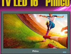 TV LED 16″ Philco HD PTV16S86D com Conversor Digital 2 HDMI 1 USB 60Hz