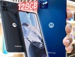 Smartphone Motorola Moto E22 128GB 4GB RAM Câmera Dupla + Selfie 5MP Tela 6.5 Dual SIM – Preto –