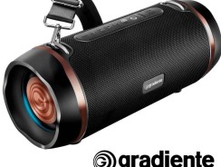 Caixa de Som Portátil Gradiente GSP200 com Bluetooth, Entrada USB e Rádio FM – 50W